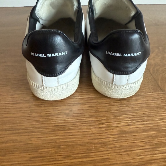 ISABEL MARANT BETH LEATHER TRAINERS - Picture 3 of 6